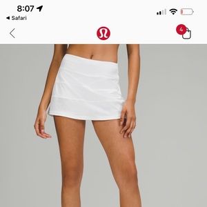 Lululemon Pace Rival Skirt